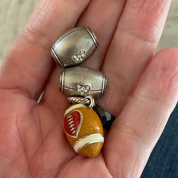 Brighton Jewelry - Brighton football charm and beads